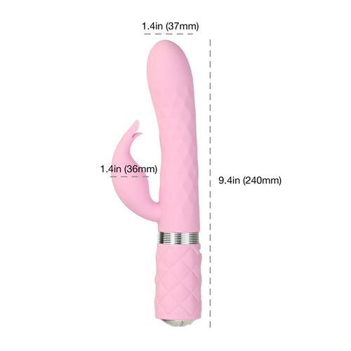 Hella Raw Pillow Talk Lively Dual Motor Massager Pink