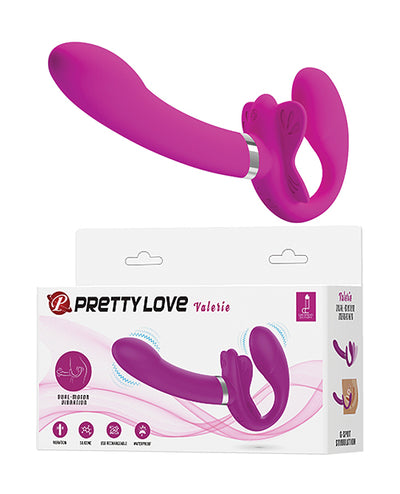 Hella Raw Pretty Love Valerie Strapless Strap On - Fuchsia