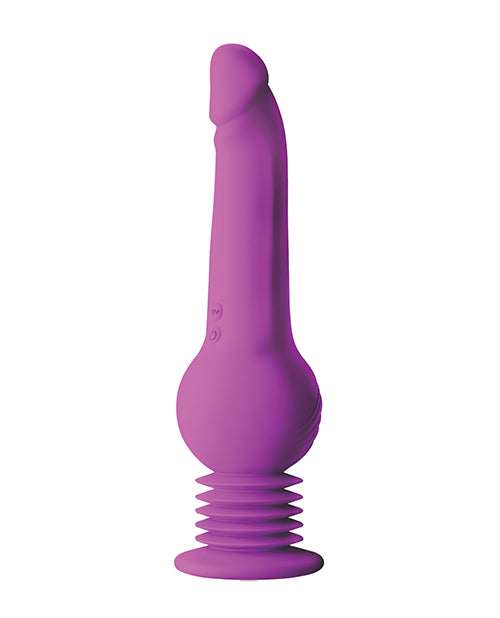 Hella Raw Blush Impressions New York Gyro Quake Dildo - Purple