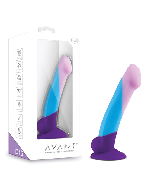 Hella Raw Avant D16 Silicone Dildo - Purple Haze