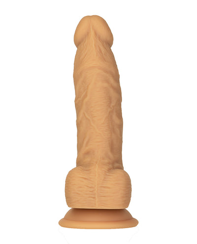 Hella Raw Naked Addiction 8" Dual Density Silicone Dildo - Caramel