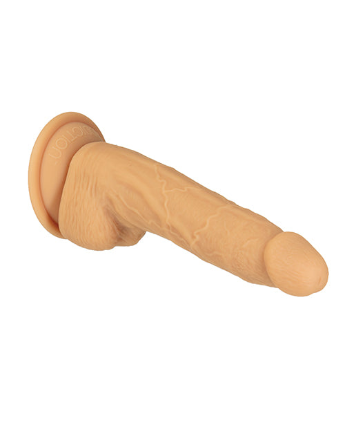 Hella Raw Naked Addiction 8" Dual Density Silicone Dildo - Caramel