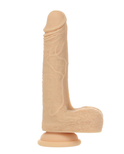 Hella Raw Naked Addiction The Freak 7.5" Rotating & Thrusting Vibrating Dong - Ivory