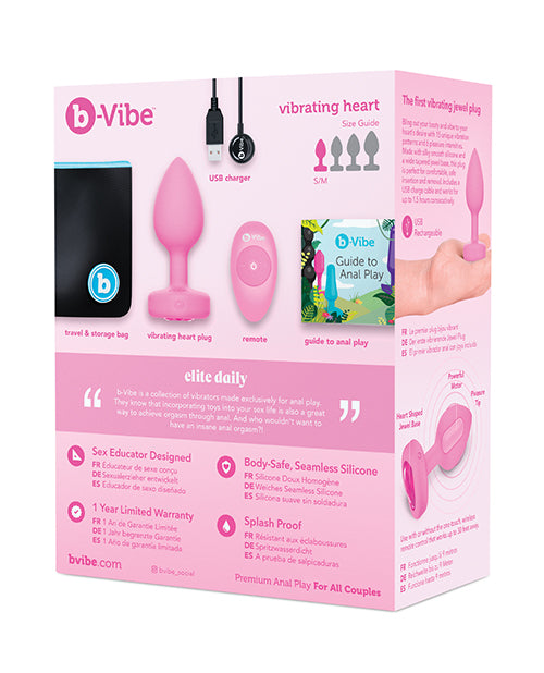 Hella Raw B-vibe Vibrating Heart Plug