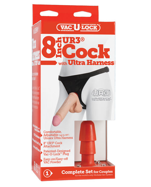 Hella Raw Ultra Harness 2 Ultraskyn Cock