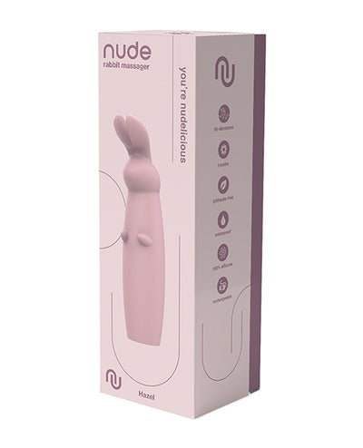 Hella Raw NUDE Hazel Rechargeable Rabbit Massager - Pink