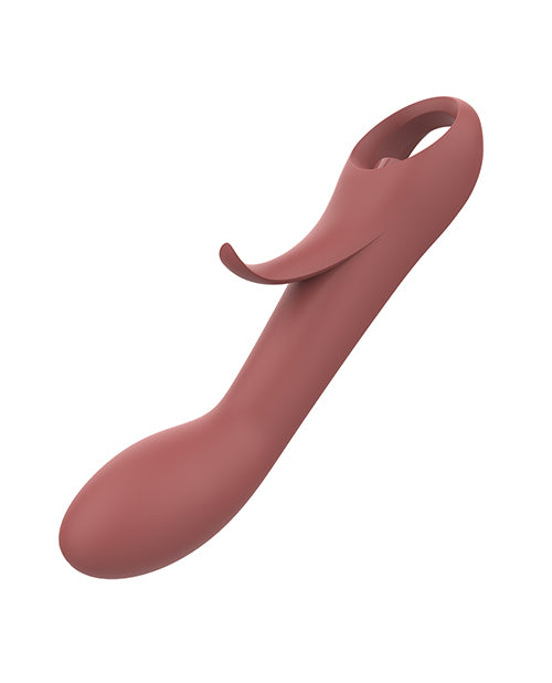 Hella Raw NUDE Sierra Rechargeable G-Spot Duo Vibrator - Peach