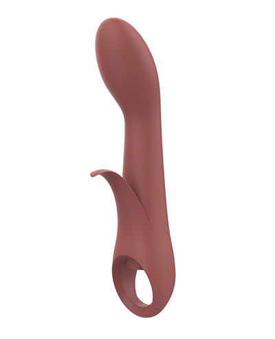 Hella Raw NUDE Sierra Rechargeable G-Spot Duo Vibrator - Peach