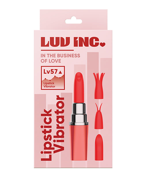 Hella Raw Luv Inc. Lipstick Vibrator W/3 Heads