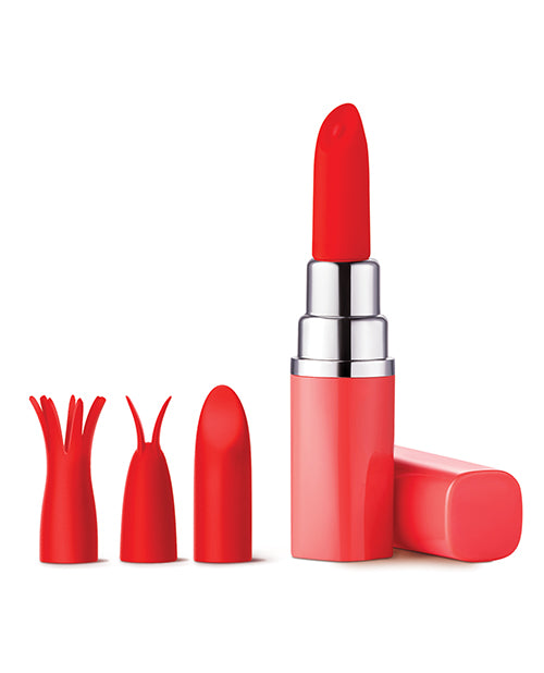 Hella Raw Luv Inc. Lipstick Vibrator W/3 Heads