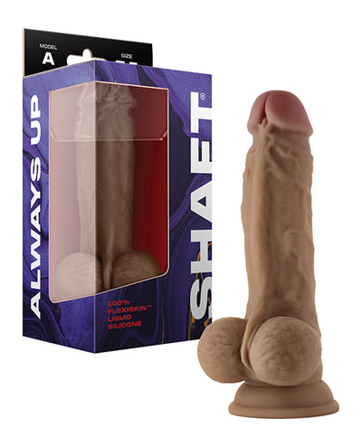 Hella Raw Shaft Model A Flexskin Liquid Silicone 8.5" Dong W/balls