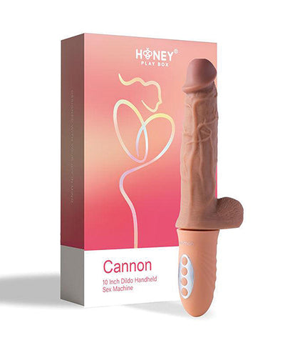 Hella Raw Cannon 10" Dildo Handheld Sex Machine - Light
