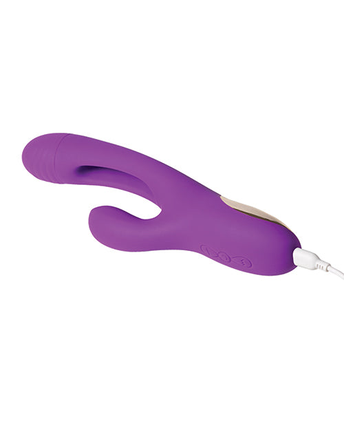 Hella Raw Bora G-Spot Tapping Rabbit Vibrator - Purple