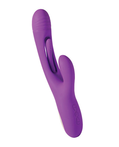 Hella Raw Bora G-Spot Tapping Rabbit Vibrator - Purple