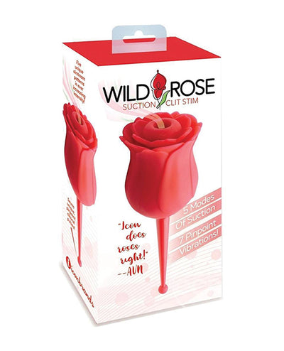 Hella Raw Wild Rose Le Pointe Vibrator - Red