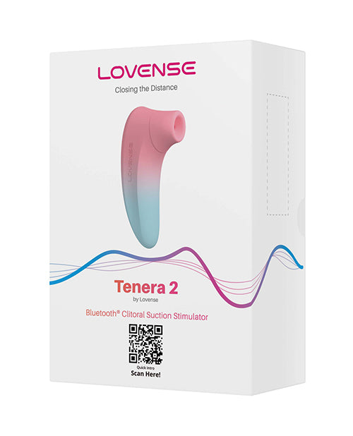 Hella Raw Lovense Tenera 2 Bluetooth Clitoral Suction Stimulator - Pink/Blue