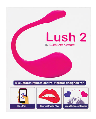 Hella Raw Lovense Lush 2.0 Sound Activated Vibrator - Pink