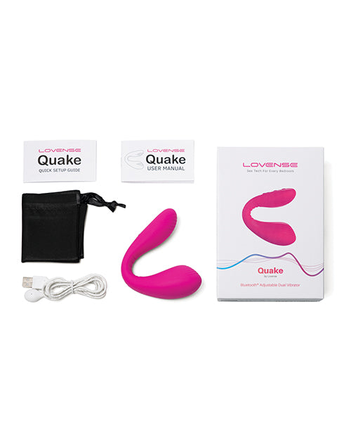 Hella Raw Lovense Dolce (previously Quake) Adjustable Dual Stimulator - Pink