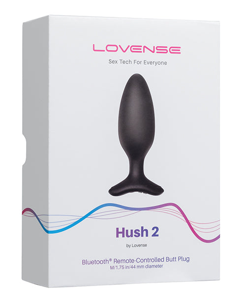 Hella Raw Lovense Hush 2 Butt Plug - Black