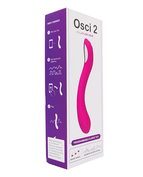 Hella Raw Lovense Osci 2 Oscillating G Spot Vibrator - Pink