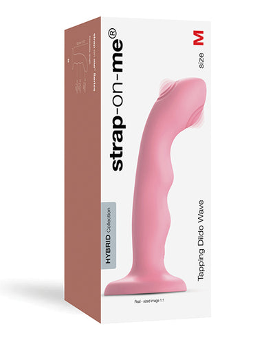 Hella Raw Strap on Me Tapping Dildo - Rose Coral