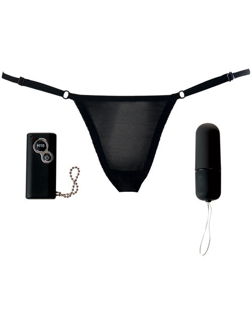 Hella Raw Love to Love Secret Vibrating Panty - Black