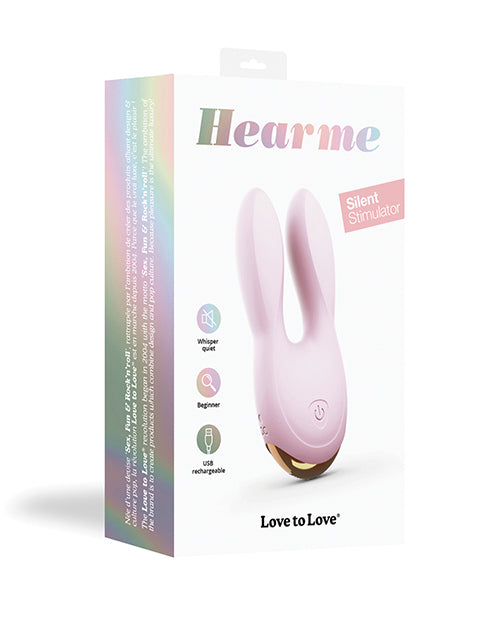 Hella Raw Love to Love Hear Me Flexible Ear Stim - Baby Pink