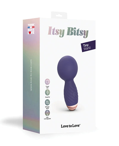 Hella Raw Love to Love Itsy Bitsy Mini Wand - Midnight Indigo