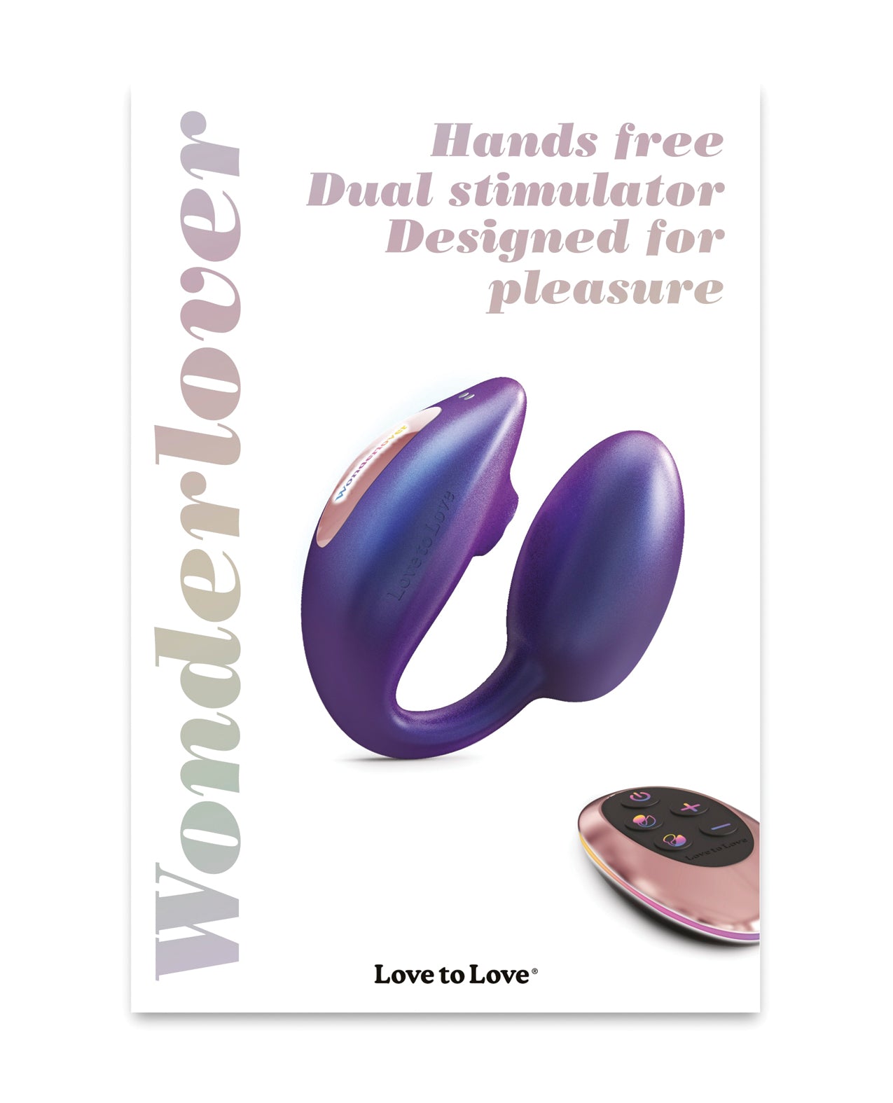 Hella Raw Love to Love Wonderlover Dual Stimulator - Iridescent Night