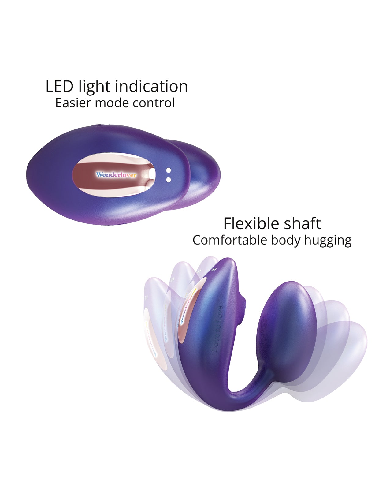 Hella Raw Love to Love Wonderlover Dual Stimulator - Iridescent Night