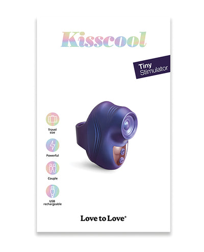 Hella Raw Love to Love Kisscool Tapping Finger Vibe - Midnight Indigo