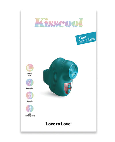 Hella Raw Love to Love Kisscool Tapping Finger Vibe - Teal Me