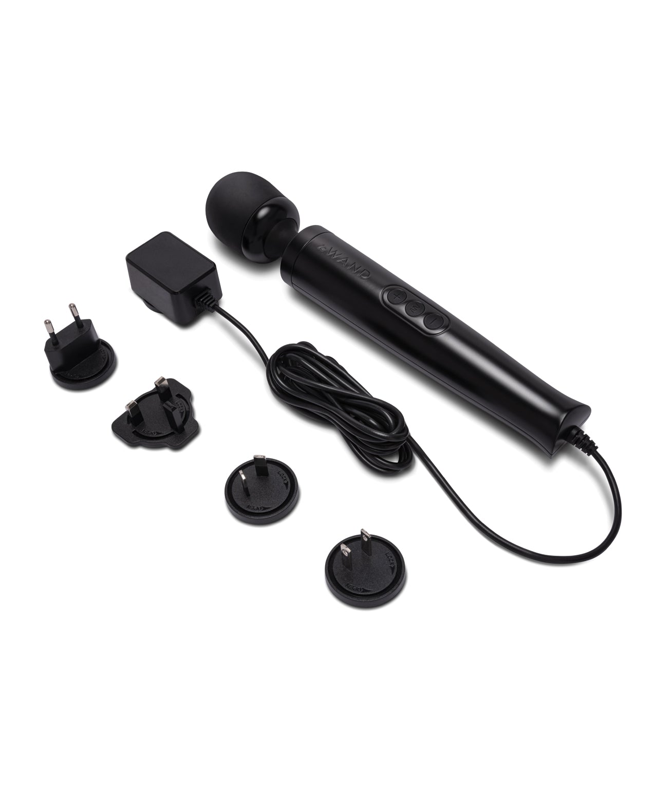 Hella Raw Le Wand Die Cast Plug-In Massager - Black