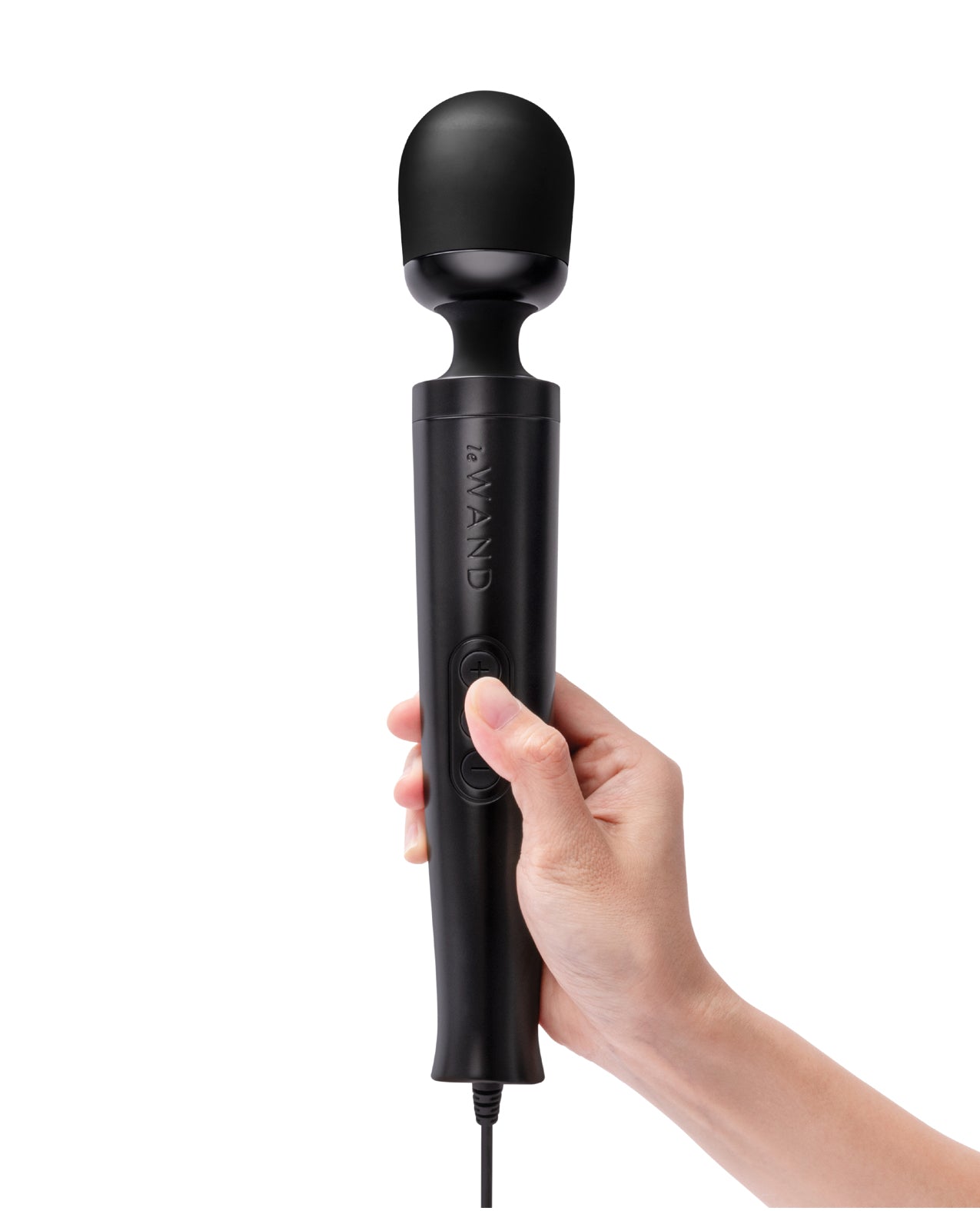 Hella Raw Le Wand Die Cast Plug-In Massager - Black