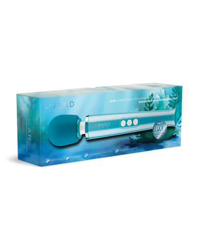 Hella Raw Le Wand Dive Submersible & Rechargeable Vibrating Massager - Blue