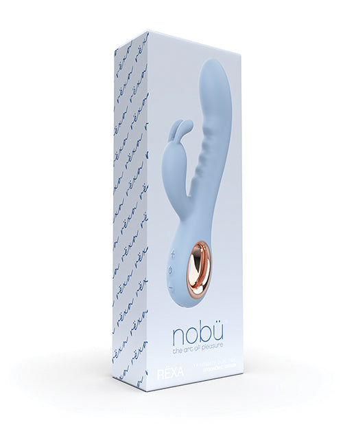 Hella Raw Nobu Rexa Dual Vibrator - Light Blue