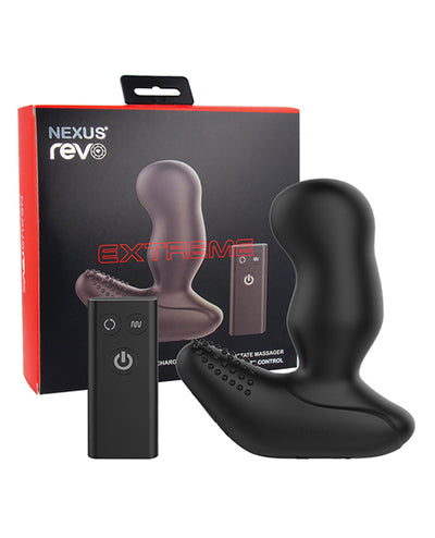 Hella Raw Nexus Revo Extreme Rotating Prostate Massager - Black