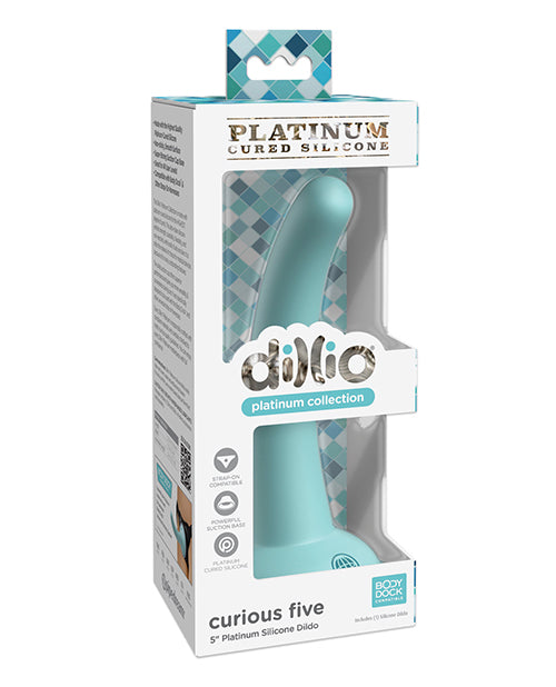 Hella Raw Dillio Platinum 5" Curious Five Silicone Dildo