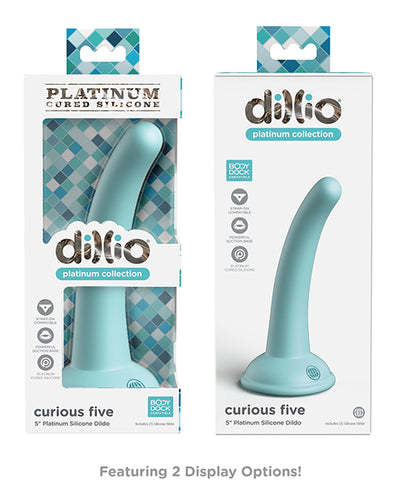 Hella Raw Dillio Platinum 5" Curious Five Silicone Dildo
