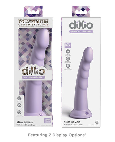 Hella Raw Dillio Platinum 7" Slim Seven Silicone Dildo