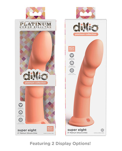 Hella Raw Dillio Platinum 8" Super Eight Silicone Dildo