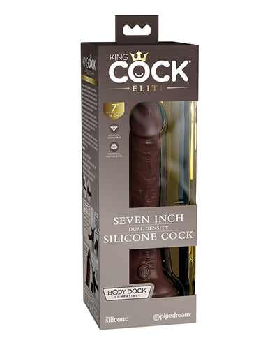 Hella Raw King Cock Elite 7" Dual Density Silicone Cock