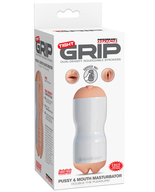 Hella Raw Pipedream Extreme Toyz Tight Grip Dual Density Squeezable Strokers