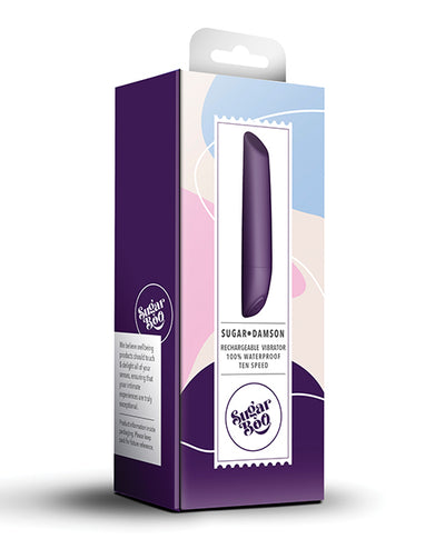 Hella Raw SugarBoo Sugar Damson Rechargeable Vibrator - Damson