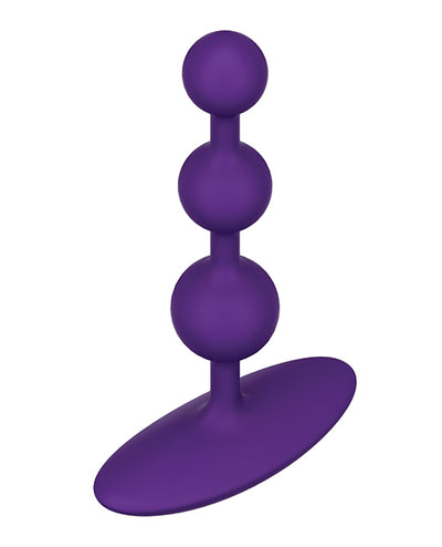 Hella Raw Romp Amp Flexible Anal Beads - Violet