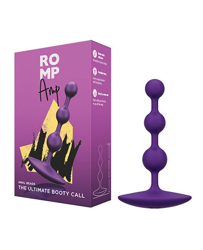 Hella Raw Romp Amp Flexible Anal Beads - Violet