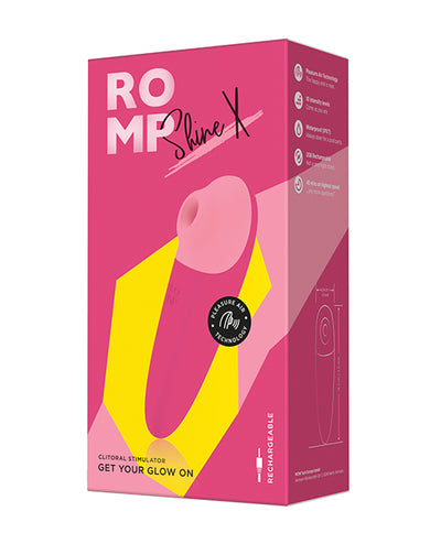 Hella Raw ROMP Shine X Clitoral Vibrator - Pink