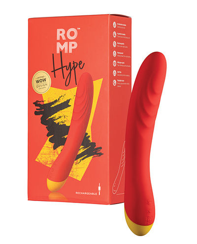 Hella Raw ROMP Hype G Spot Vibrator - Red