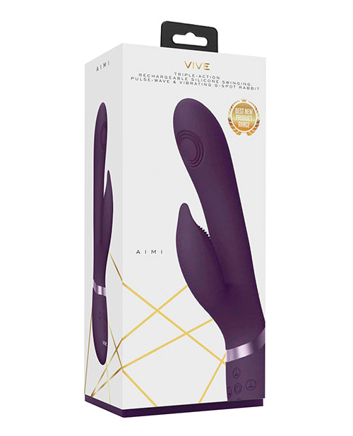 Hella Raw Shots Vive Aimi Pulse G-Spot Rabbit- Purple