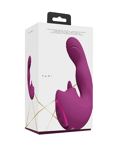 Hella Raw Shots Yumi Triple Action G-spot Vibrator & Stimulator